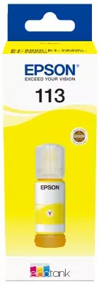 EPSON 113 ECOTANK PIGMENT YELLOW INK BOTTLE - Musteet, paperit ja väripatruunat - 8715946674735 - 1