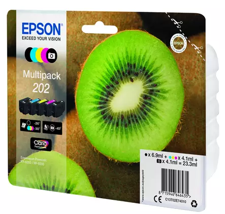 EPSON KIWI 202 MULTIPACK INK CARTRIDGE - Ink, Paper & Toners - 8715946646435 - 2