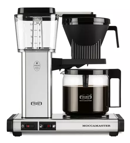 MOCCAMASTER OPTIO KAHVINKEITIN KIILLOTETTU HOPEA - Kahvinkeittimet - 8712072536135 - 1