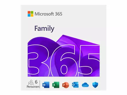 MICROSOFT OFFICE 365 FAMILY 12KK ESD SÄHKÖINEN LISENSSI MONIKIELINEN - Office - 8719172320565 - 2