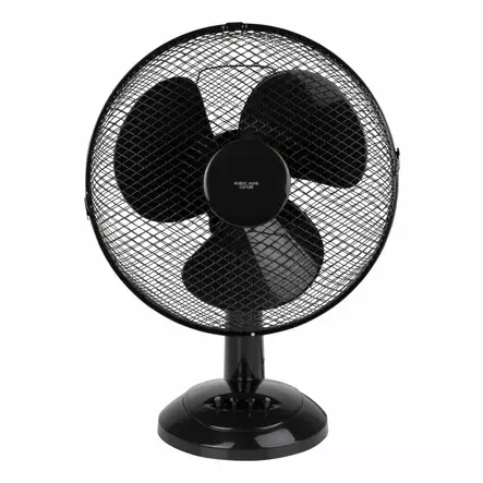 NORDIC HOME FT533 PÖYTÄTUULETIN 31CM MUSTA - Tuulettimet - 7333048031105 - 2