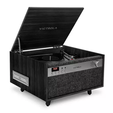 VICTROLA CENTURY VTA820SB 6-IN-1 PUINEN MUSIIKKIKESKUS - Stereot ja mikrohifi - 5060647651145 - 2