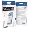 WAVE MAGPOWER LISÄVIRTA 5000MAH VALKOINEN - Kaapelit ja laturit - 6418312175165 - 1