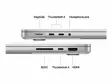 APPLE MACBOOK PRO 16GB/512GB M4 14" KANNETTAVA TIETOKONE HOPEA - Kannettavat tietokoneet - 195949705755 - 3