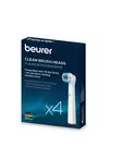 BEURER TB4X CLEAN VAIHTOHARJAT 4KPL - Sähköhammasharjat - 4211125101565 - 3
