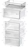 BOSCH KGN397WCT JÄÄKAAPPIPAKASTIN VALKOINEN - Jääkaappipakastimet - 4242005274215 - 6