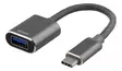 DELTACO USB-C 3.1 GEN 1 TO - USB-A OTG SOVITIN - Kaapelit ja adapterit - 7333048027535 - 2