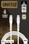 GRATEQ PRO USB-C - MFI LIGHTNING KAAPELI 1.5M - Kaapelit ja laturit - 6438327860405 - 1