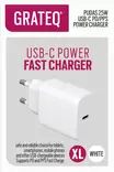 GRATEQ PUDAS VERKKOVIRTALATURI PD/PPS USB-C 25W - Kaapelit ja laturit - 6438327830255 - 4
