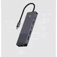 RAPOO UCM-2002 6-IN-1 USB-C -TELAKKA - Kaapelit ja adapterit - 6940056114105 - 5