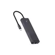 RAPOO UCM-2002 6-IN-1 USB-C -TELAKKA - Kaapelit ja adapterit - 6940056114105 - 2
