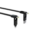 ROLLING SQUARE INCHARGE XL USB -C/LIGHTNING/MICRO USB 3M MUSTA - Kaapelit ja laturit - 7640170466775 - 1