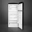 SMEG FAB50RBL5 RETROJÄÄKAAPPI MUSTA OIKEAKÄTINEN - Jenkkikaapit - 8017709299385 - 2