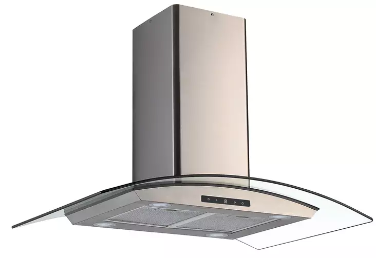 THERMEX DERBY II 90CM LIESITUULETIN TERÄS/LASI - Seinäkiinnitteiset liesituulettimet - 5703347532825 - 1