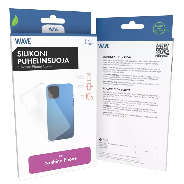 WAVE NOTHING PHONE (3A) PRO KIRKAS SILIKONISUOJA - Suojakuoret, laukut ja kotelot - 6418312176285 - 1
