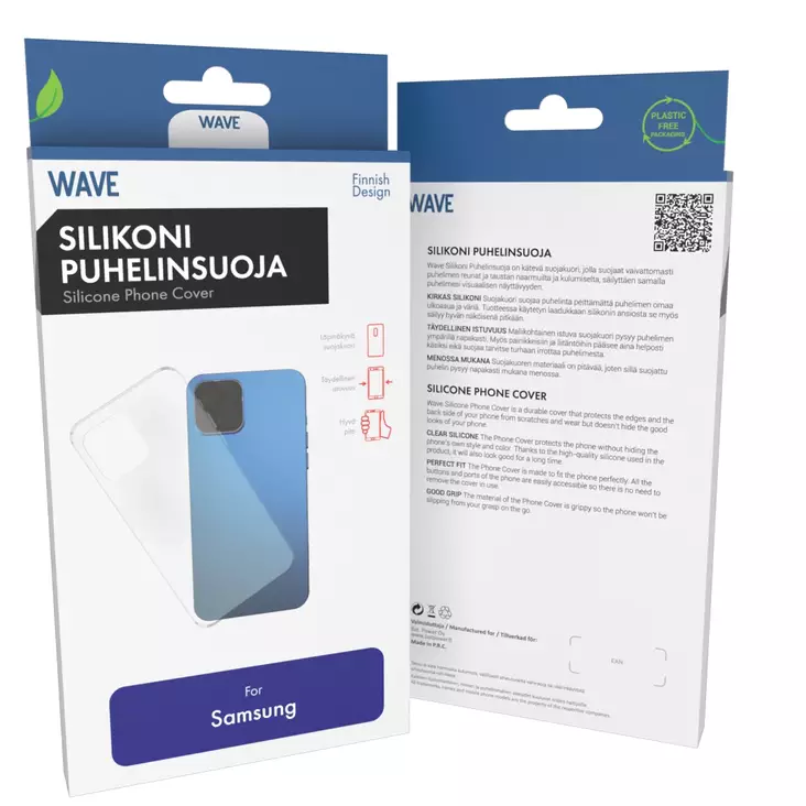 WAVE GALAXY S26 ULTRA 5G SILIKONISUOJA KIRKAS - Suojakuoret, laukut ja kotelot - 6418312178265 - 1