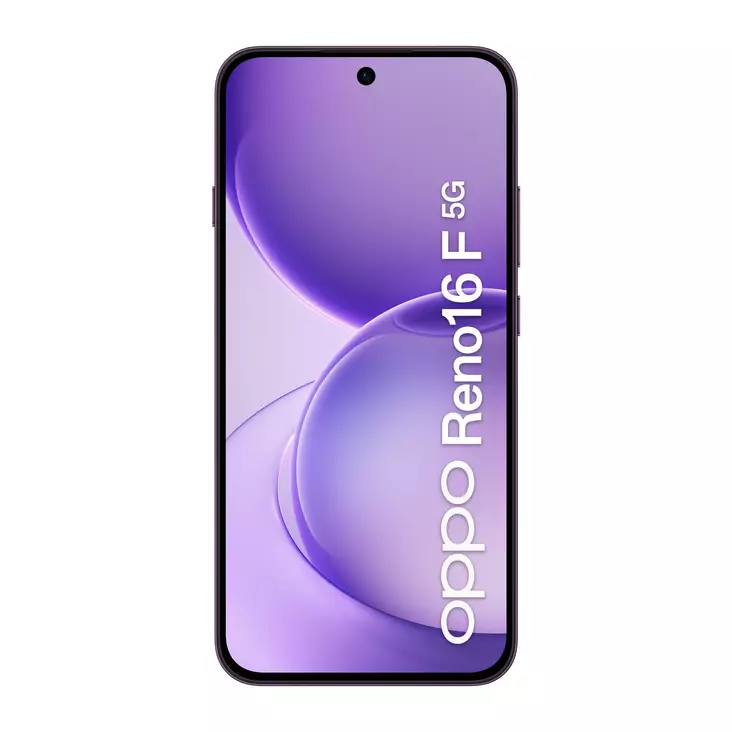 OPPO RENO 16 F 5G SMARTPHONE 8GB/256GB LILA SVART - Mobiltelefoner - 6942675401215 - 1