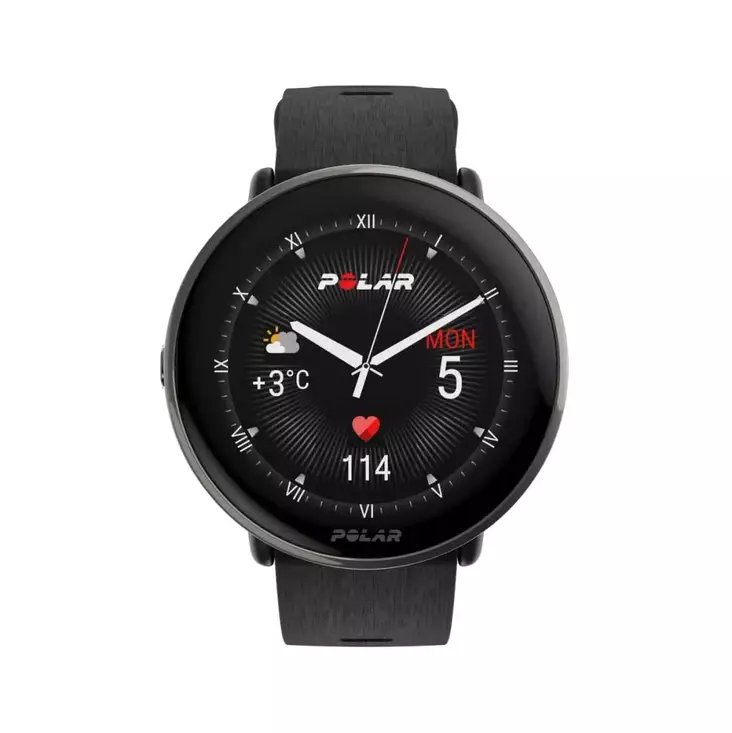 POLAR IGNITE 3 TITANIUM URHEILUKELLO S-L MUSTA - Älykellot ja aktiivisuusrannekkeet - 725882064925 - 2