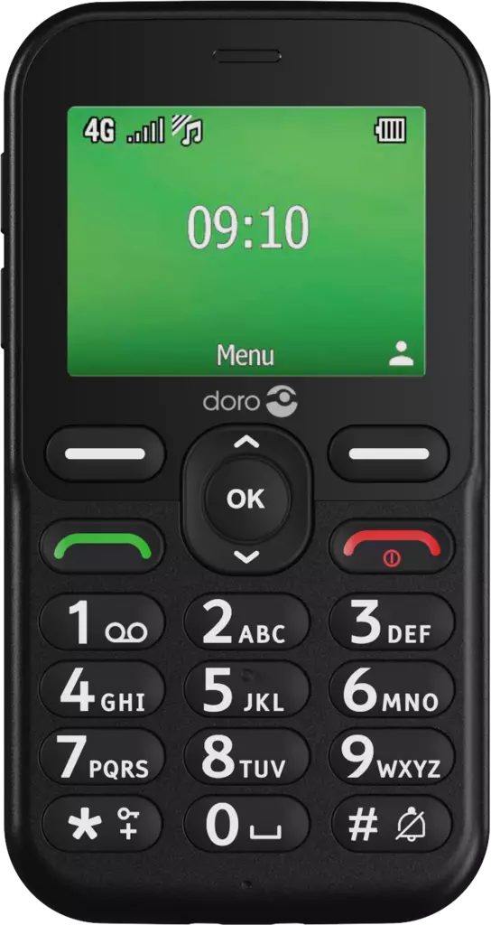 DORO LEVA E11 MATKAPUHELIN MUSTA - Matkapuhelimet - 7322460089955 - 2