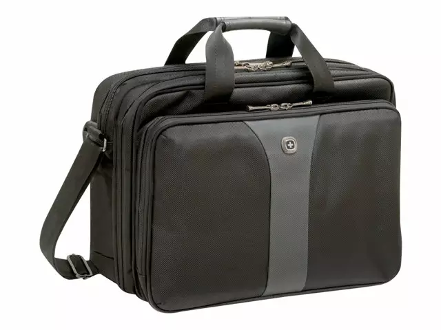 WENGER LEGACY 16" DOUBLE-GUSSET TIETOKONELAUKKU MUSTA - Tietokonelaukut - 7613329008065 - 1