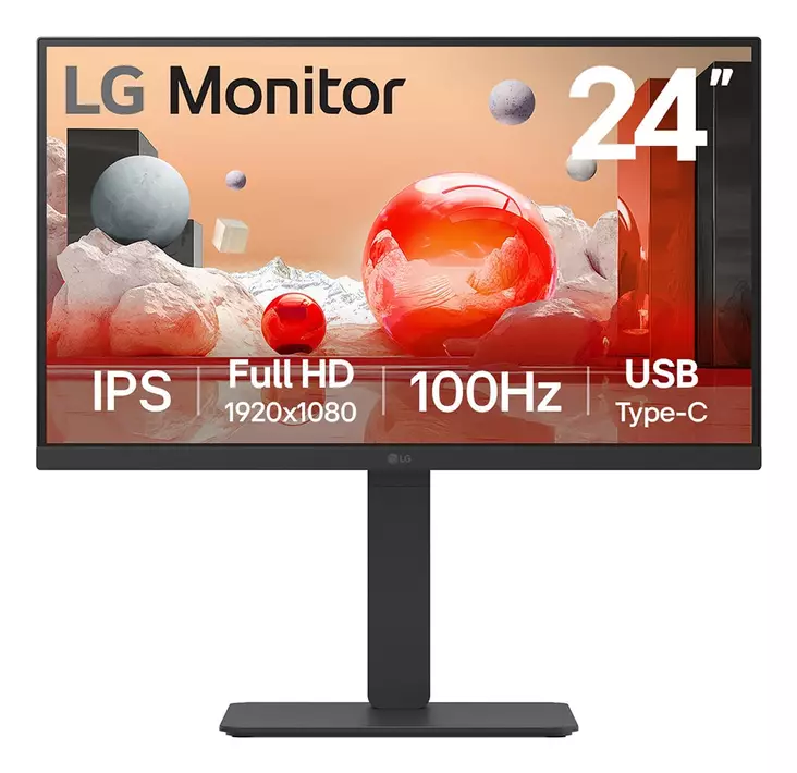 LG 24BA650-B 23.8" FHD 100HZ IPS YRITYSNÄYTTÖ - Näytöt 22" - 26" - 8806096207055 - 1