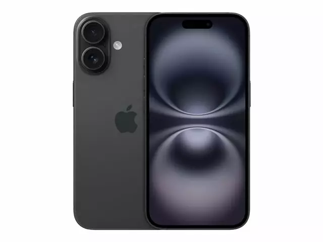 APPLE iPHONE 16 128GB MUSTA - Matkapuhelimet - 195949821905 - 1