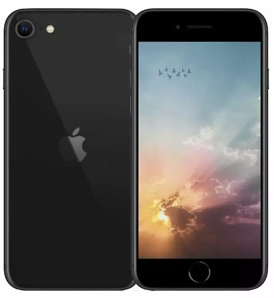 APPLE iPHONE SE 2020 3/64Gb TEHDASHUOLLETTU MUSTA - Matkapuhelimet - 6419683013445 - 1