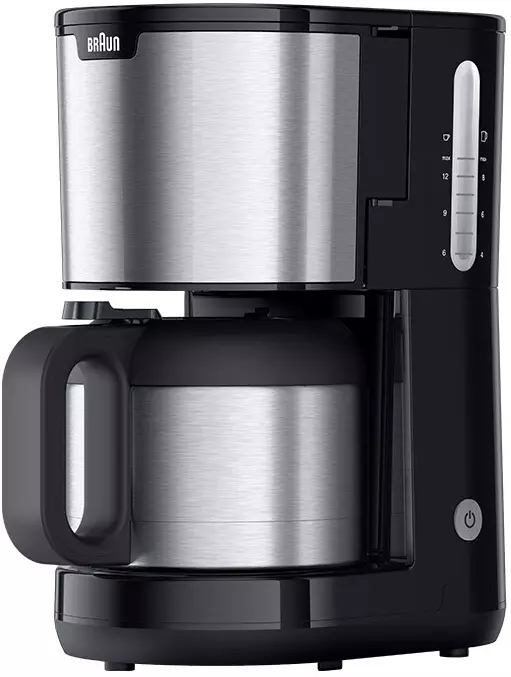 BRAUN PURSHINE KF1505BK TERMOSKAHVINKEITIN MUSTA - Kahvinkeittimet - 8021098003485 - 1