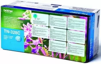 BROTHER TN-328Y CYAN SUPERVÄRIKASETTI - Musteet, paperit ja väripatruunat - 4977766679435 - 1