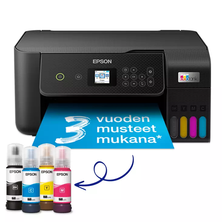 EPSON ECOTANK ET-2820 MONITOIMITULOSTIN - Mustesuihku - 8715946684055 - 12