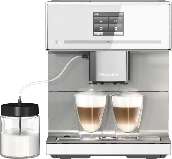 MIELE CM 7550 COFFEEPASSION KAHVIAUTOMAATTI VALKOINEN - Erikoiskahvinkeittimet / kahviautomaatit - 4002516071235 - 1