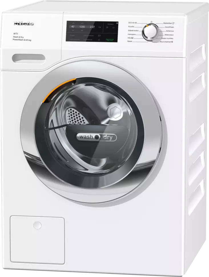 MIELE WTI370WPM KUIVAAVA PYYKINPESUKONE - Edestätäytettävät pesukoneet - 4002516382195 - 2