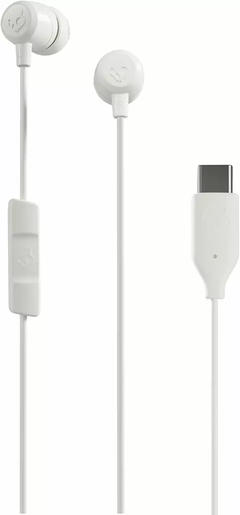 SKULLCANDY JIB USB-C WIRED HEADPHONES WHITE - Wired Headphones - 810145322215 - 1