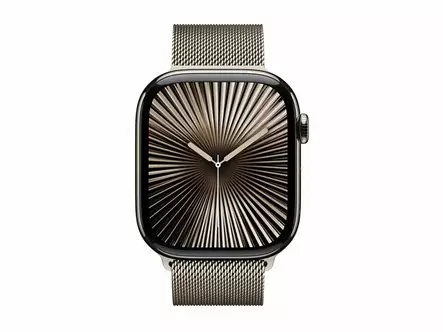 APPLE WATCH S10 GPS+CELLULAR 46MM M/L ÄLYKELLO MILANESE LOOP LUONNONTITAANI - Älykellot ja aktiivisuusrannekkeet - 195949819476 - 2