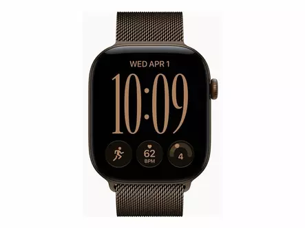 APPLE WATCH SERIES 12 GPS + CELLULAR 46MM MÖRK BRONS ALUMINIUMHUS MED MÖRK BRONS MILANESE LOOP - M/L - Smartklockor & Träningsklockor - 195951375786 - 7