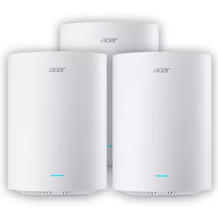 ACER OVIA T360 WIFI 7 MESH ROUTER 3-Pack - Övrig nätverksutrustning - 4711474891426 - 2