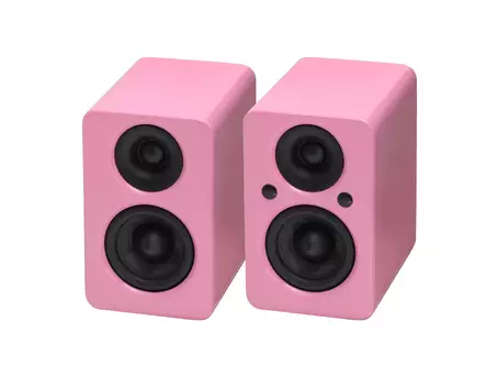 JAMO MINI MKII AKTIIVIKAIUTINPARI PINKKI - Hyllykaiuttimet - 6974245820676 - 1