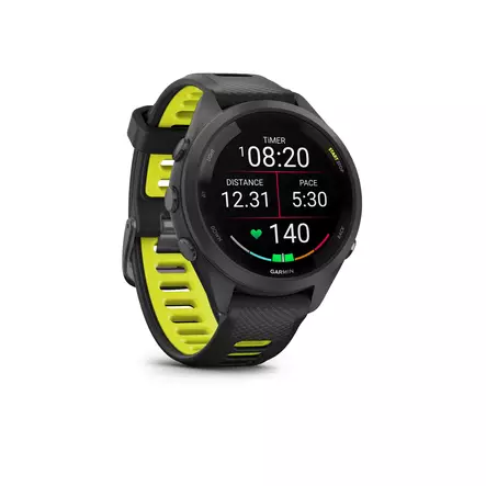 GARMIN FORERUNNER 265S URHEILUKELLO MUSTA/KELTAINEN - Älykellot ja aktiivisuusrannekkeet - 753759313746 - 2