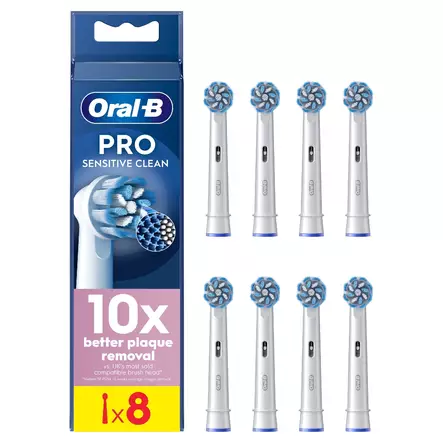 ORAL-B SENSITIVE CLEAN VAIHTOHARJA 8KPL - Vaihtoharjat - 8006540892206 - 1