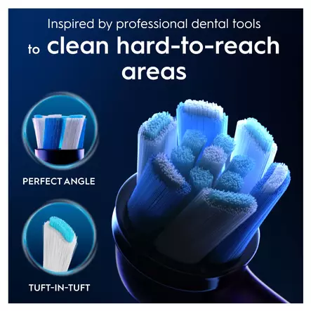 ORAL-B IO ULTIMATE CLEAN MUSTA IO-VAIHTOHARJA 2KPL - Vaihtoharjat - 8700216456876 - 2