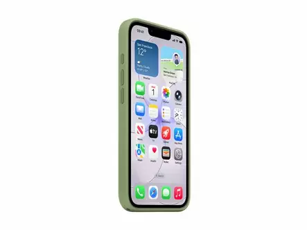 APPLE IPHONE 17E MAGASAFE SILIKONIKUORI LIGHT MOSS - Suojakuoret, laukut ja kotelot - 195951037776 - 2