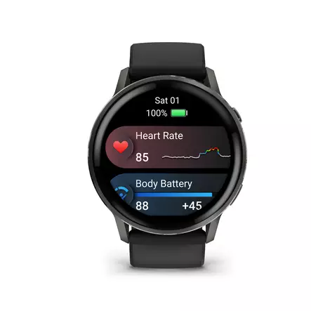 GARMIN VENU 4 45MM ÄLYKELLO MUSTA - Älykellot ja aktiivisuusrannekkeet - 753759342876 - 3