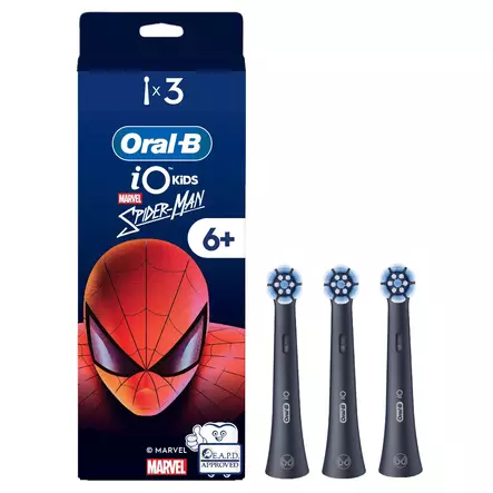 ORAL-B IO KIDS SPIDERMAN VAIHTOHARJAT 3 KPL - Vaihtoharjat - 8700216930666 - 1