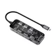 DELTACO LÄPINÄKYVÄ USB-C TELAKOINTIASEMA - Kaapelit ja adapterit - 7333048065186 - 1