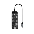 DELTACO LÄPINÄKYVÄ USB-C TELAKOINTIASEMA - Kaapelit ja adapterit - 7333048065186 - 2