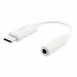 DELTACO USB-C SOVITIN 3.5MM VALKOINEN 11CM - Kaapelit ja laturit - 7333048043306 - 2