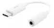 DELTACO USB-C SOVITIN 3.5MM VALKOINEN 11CM - Kaapelit ja laturit - 7333048043306 - 5