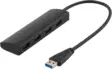 DELTACO USB 3.1 GEN1-HUBI - Kaapelit ja adapterit - 7340004695936 - 2