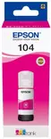 EPSON ECOTANK 104 MAGENTA INK BOTTLE - Musteet, paperit ja väripatruunat - 8715946655826 - 2
