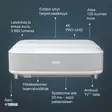 EPSON EHLS650W ÄLYLASERPROJEKTORI VALKOINEN - Projektorit - 8715946718446 - 2